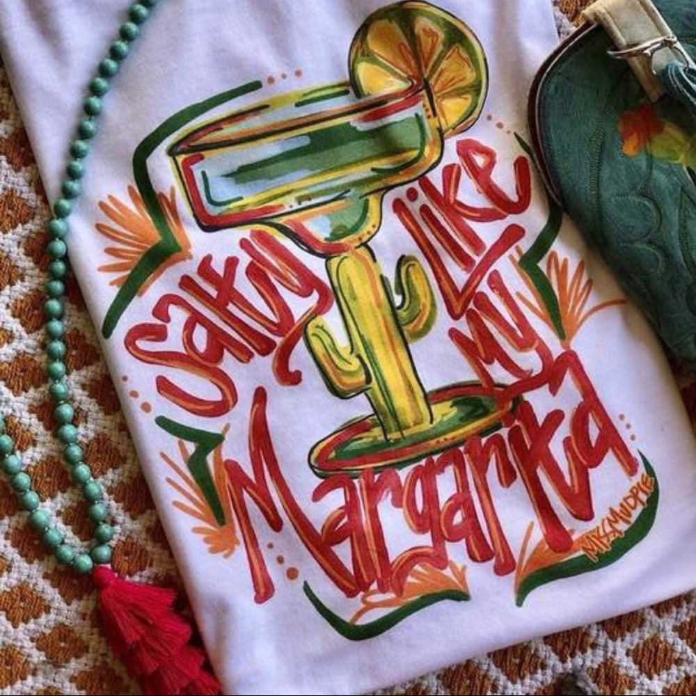 Graphic Tee - Salty Like My Margarita